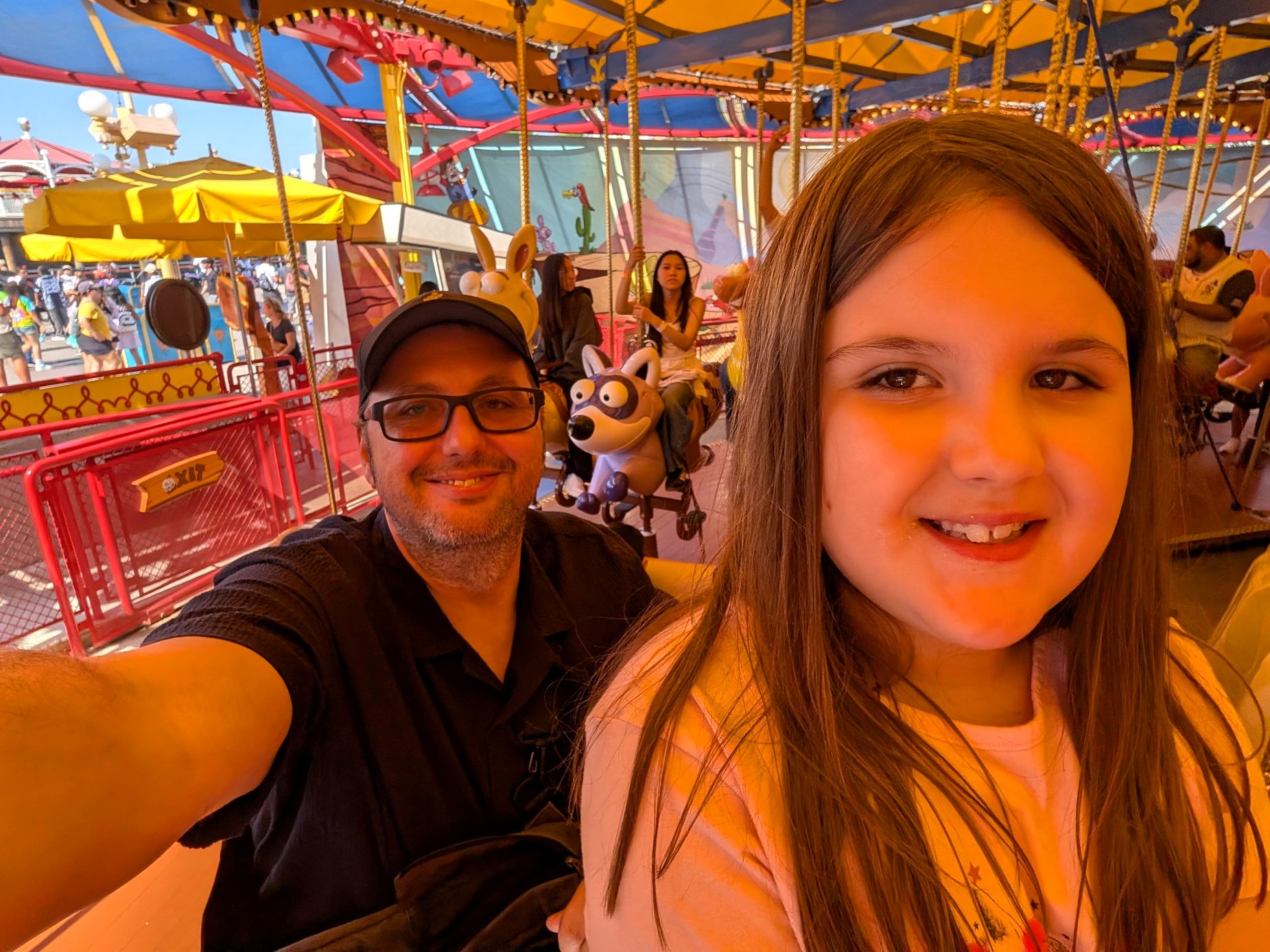 Up on the swings