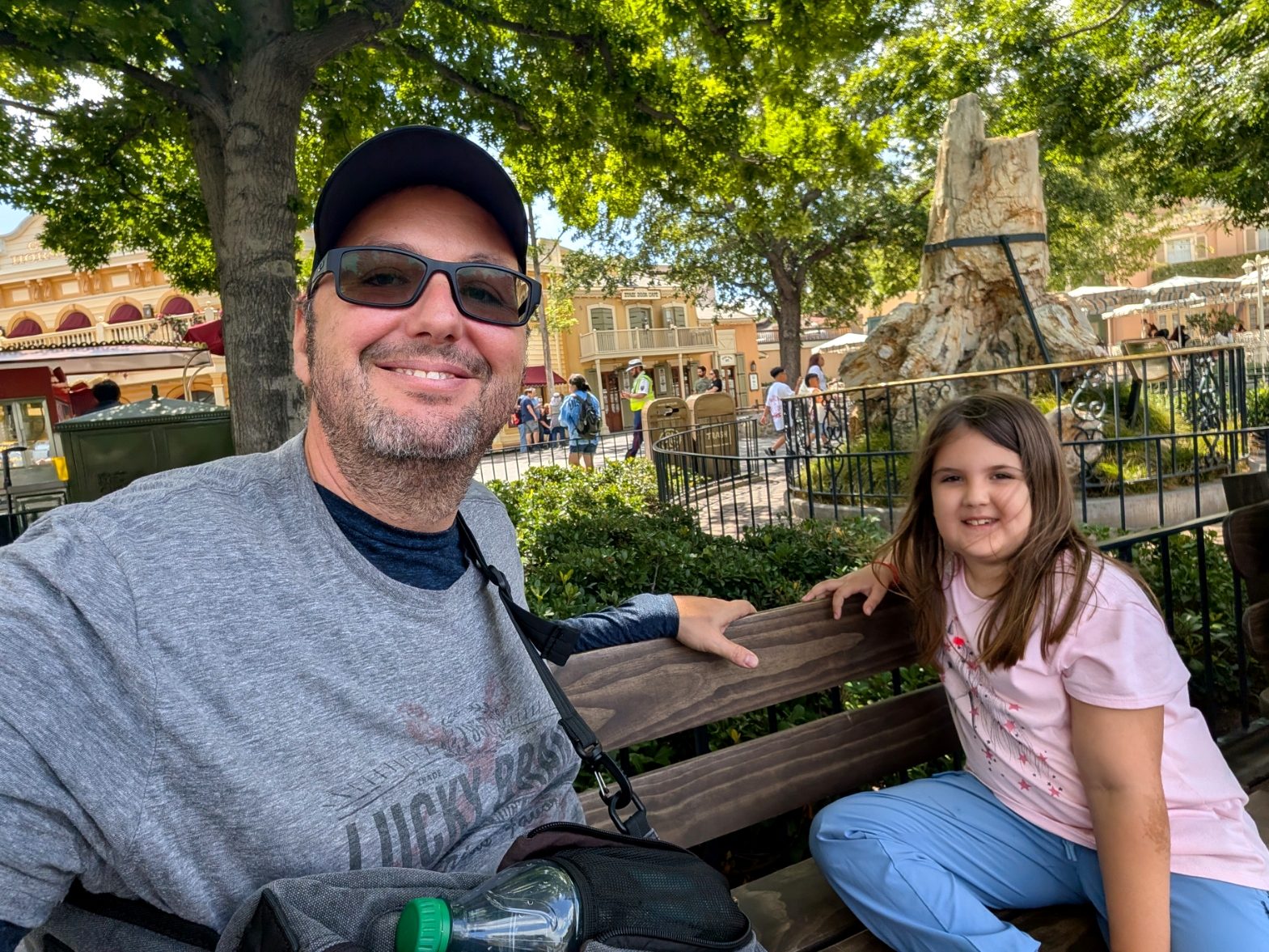 A breather in Frontierland