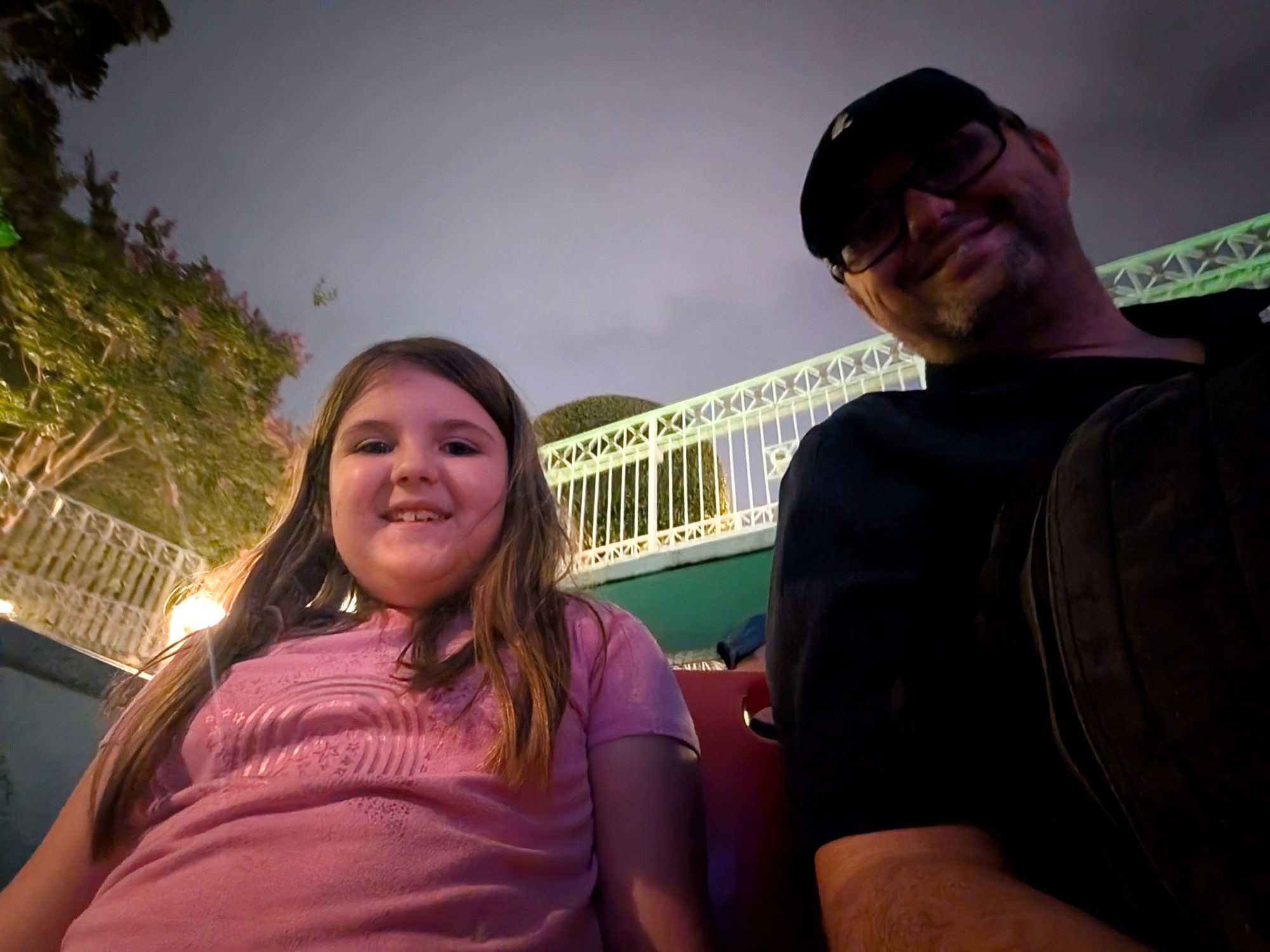 A night ride on the pier