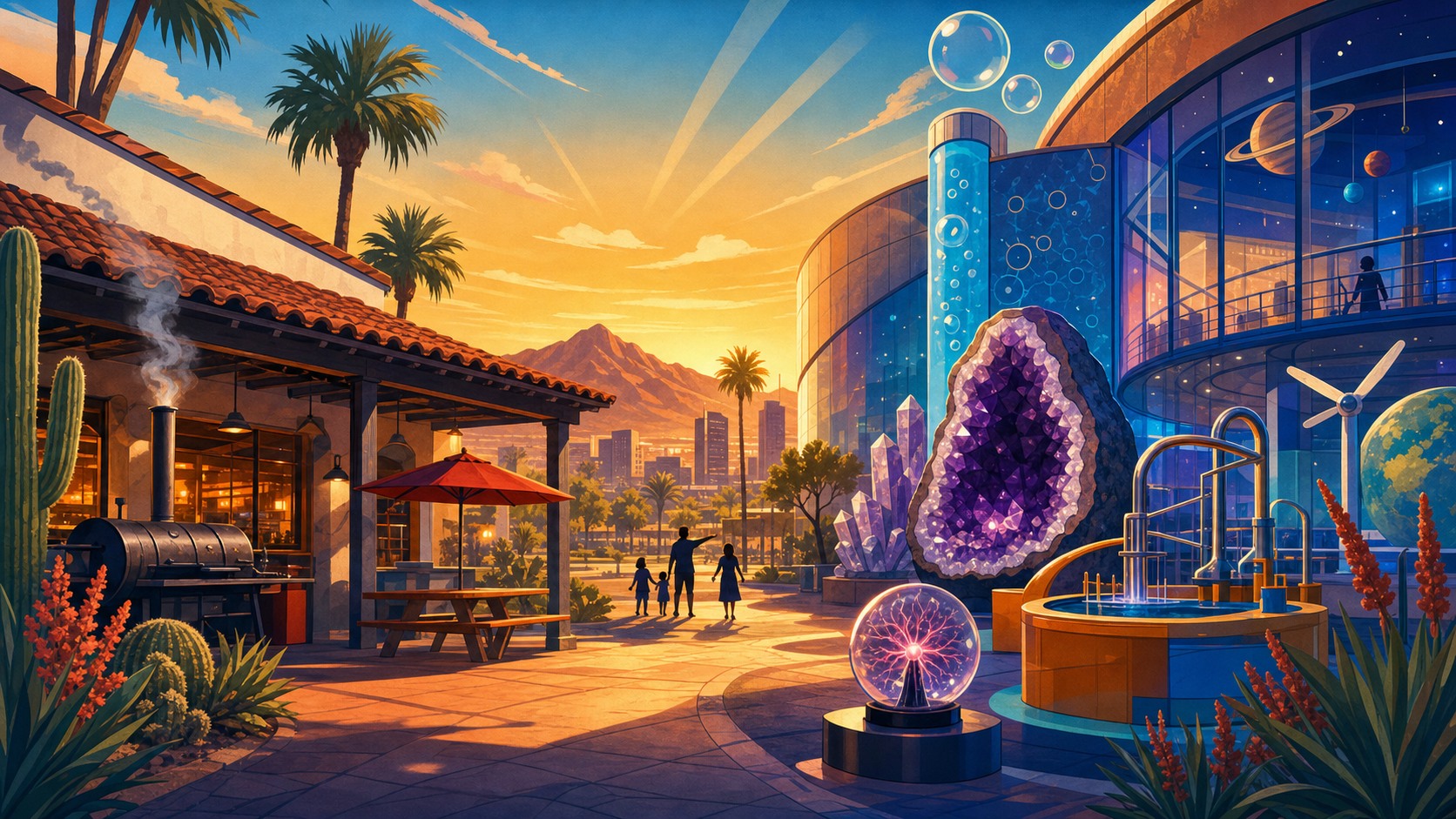 Eric's Barbecue and the Arizona Science Center — a day out in Phoenix