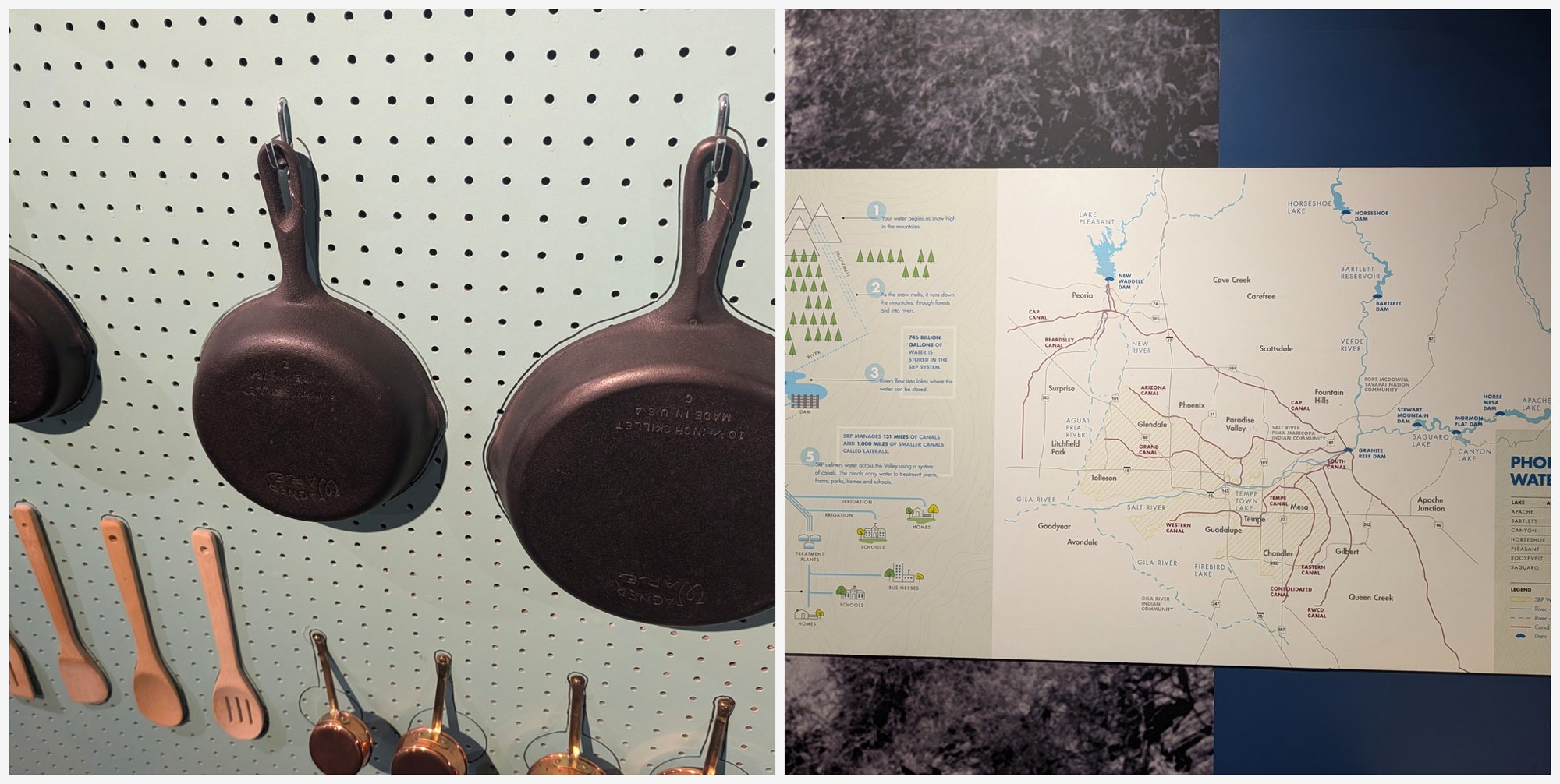 Skillets and where your water comes from